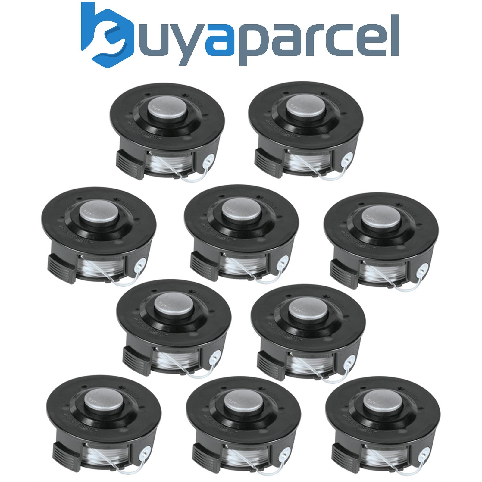 10 x Makita Grass Trimmer Spool 6m Line Metal Bump Head DUR181Z DUR193Z DUR180
