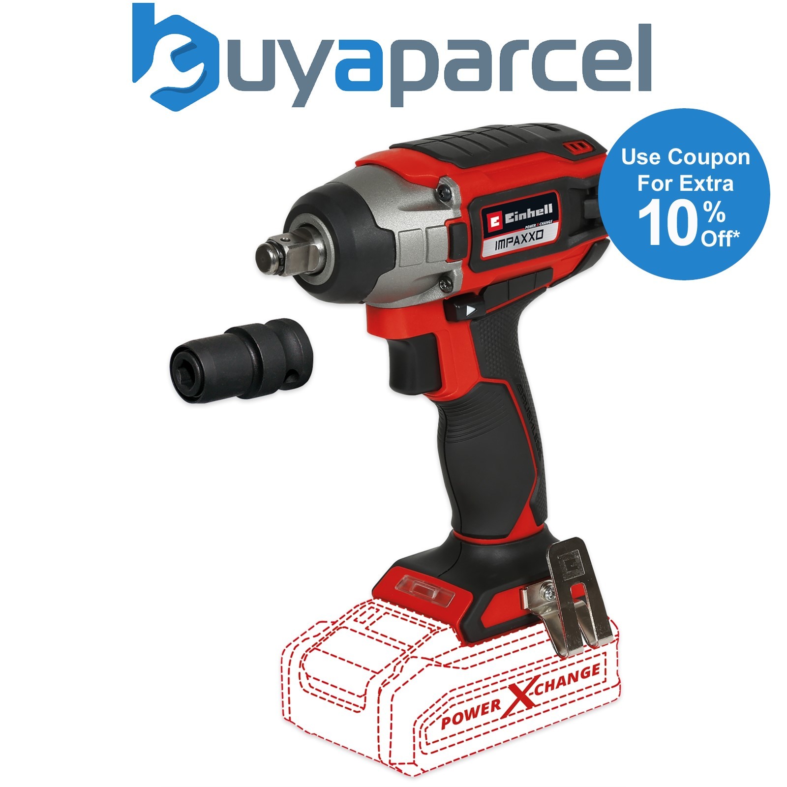 Einhell Professional 18/230 18v Cordless Brushless Impact Wrench 1/2" IMPAXXO