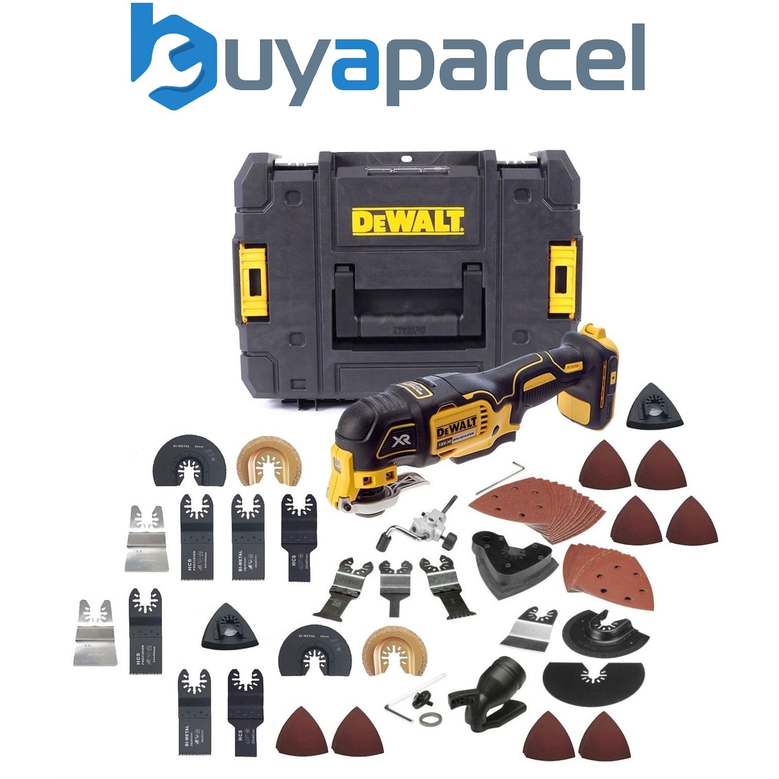 Dewalt DCS355N 18v XR Brushless Oscillating Multi Tool + 89 Accessories + Tstak