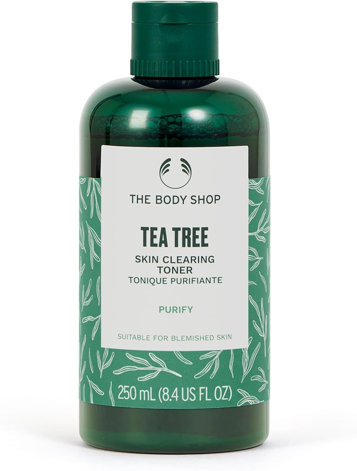 The Body Shop Tea Tree Skin Clearing Toner (1x 250ml), Purifying Toner for Oily