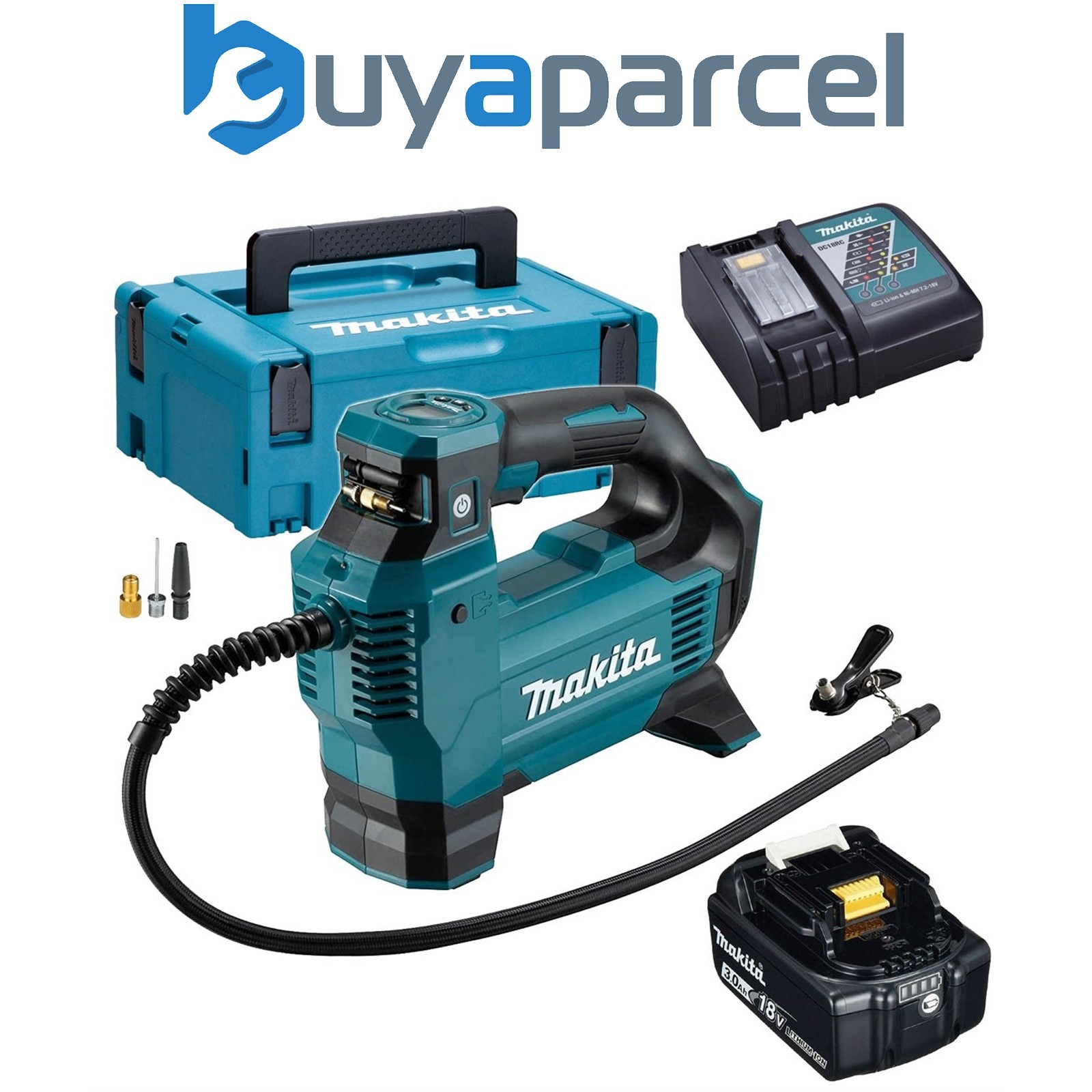 Makita DMP181Z 18V LXT Cordless 3 Mode Digital Inflator + 3.0AH Battery
