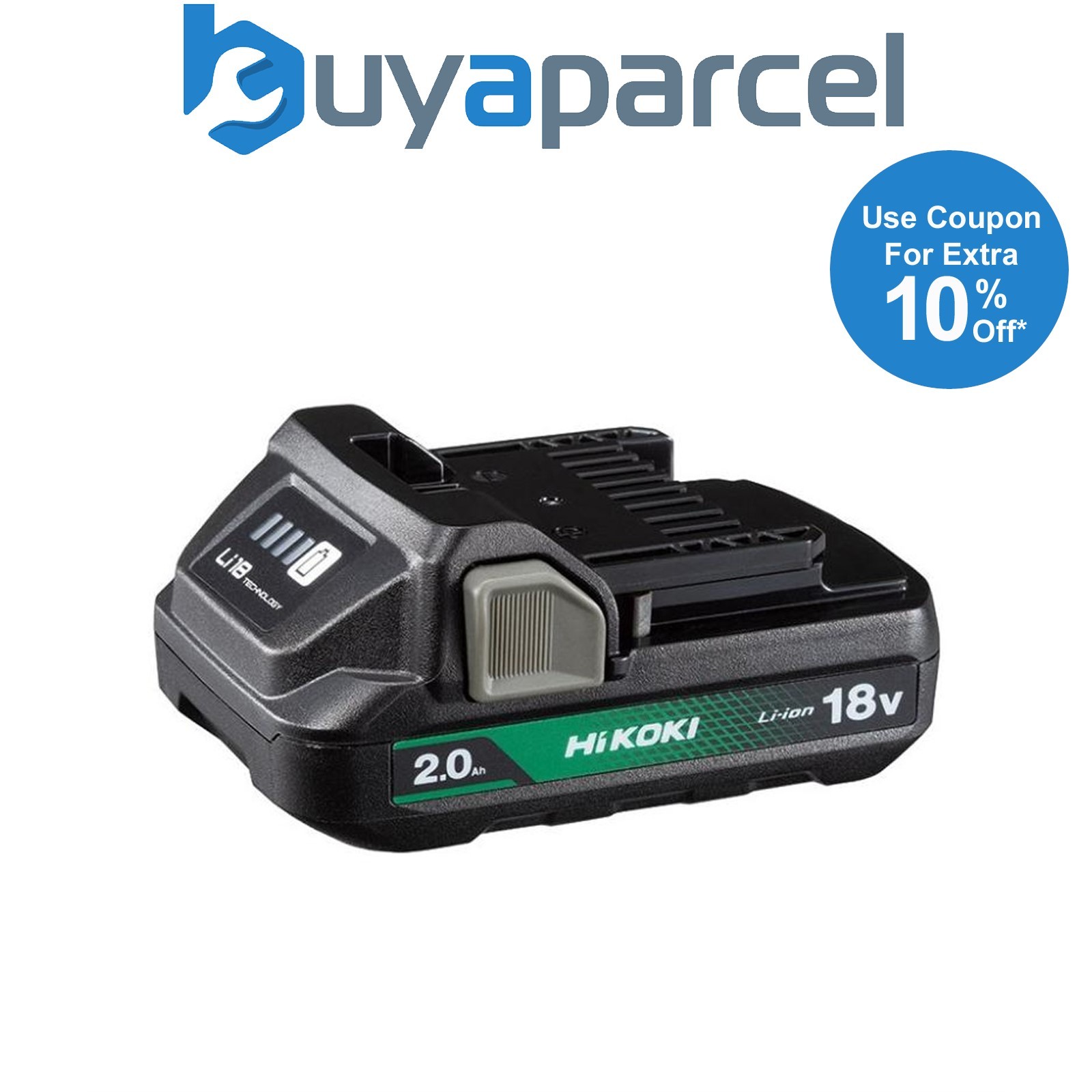 HiKOKI BSL1820M 18V 2.0ah Li-ion Compact Battery Slide Battery Pack Hitachi