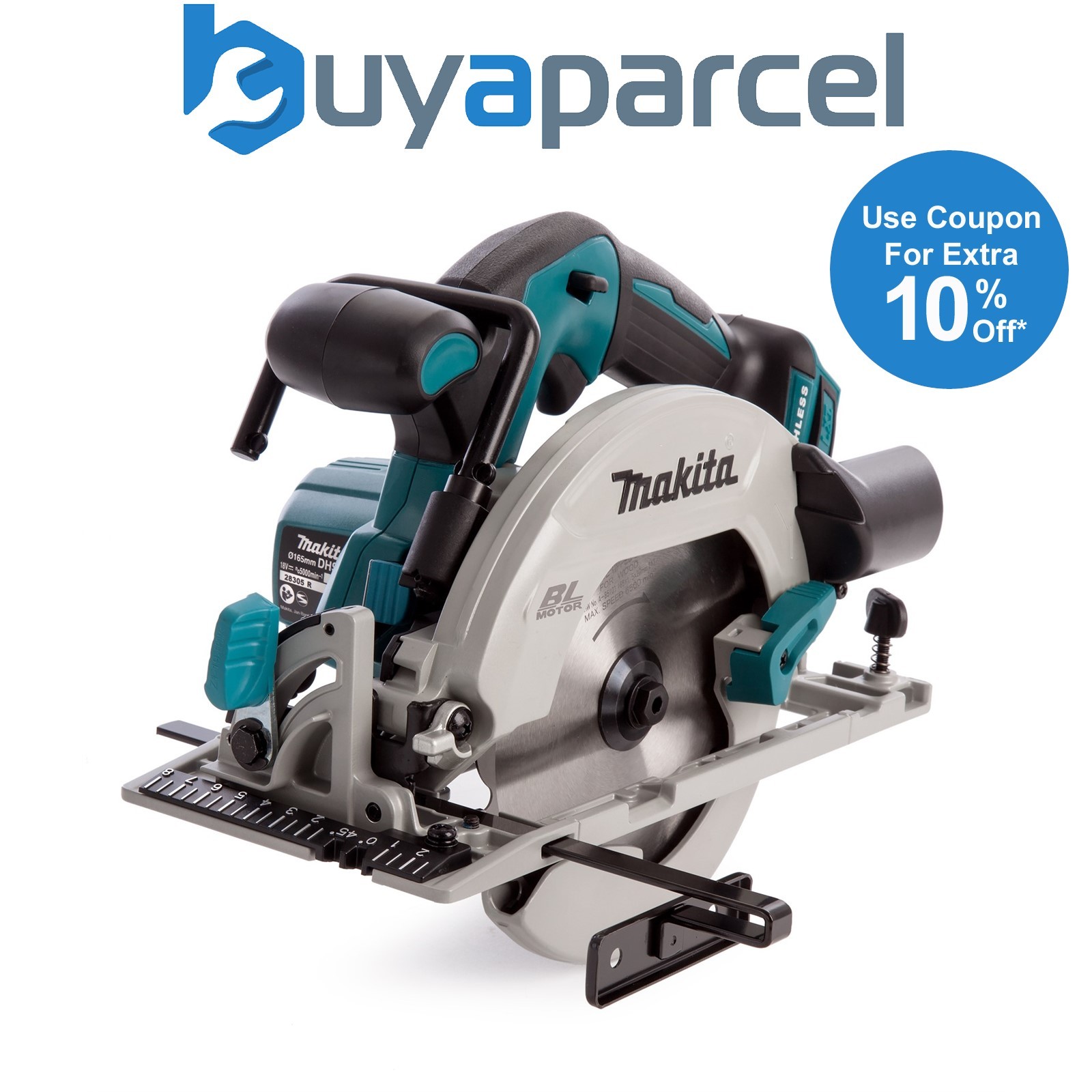 Makita DHS680Z 18v LXT Lithium Ion Brushless Circular Saw 165mm - Bare Unit