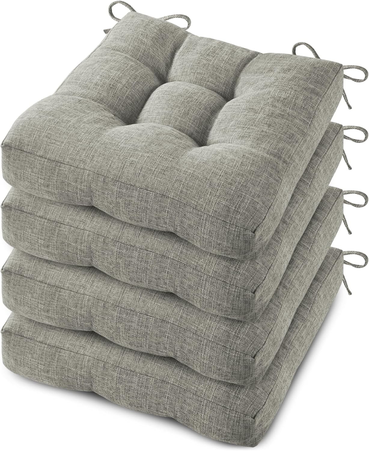 Chair Cushions for Dining Chairs 4 Pack Kitchen Seat Cushions Indoor Seat Pads