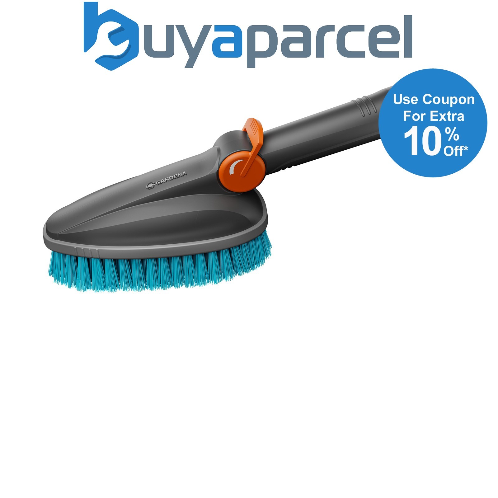 Gardena Cleansystem Hand Brush Hard M Small Path Patio Hard Garden Cleaning