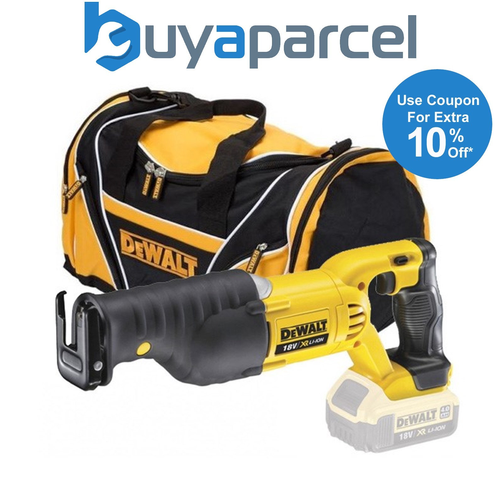 Dewalt DCS380N 18v XR Reciprocating Saw Li-ion Recip Sabre Saw DCS380 Bare + Bag