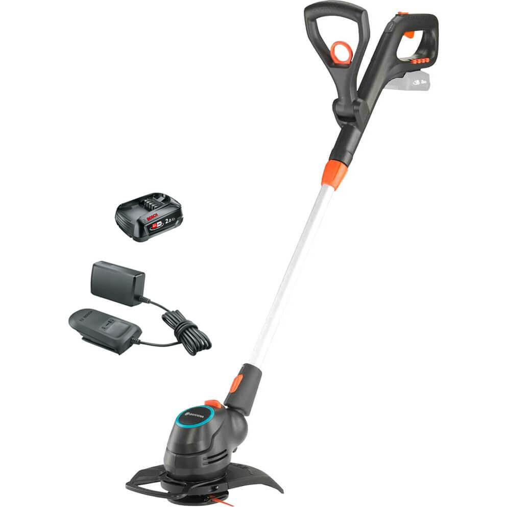 Gardena COMFORTCUT 23 P4A 18v Cordless Grass Trimmer and Edger 230mm 1 x 2ah Li-