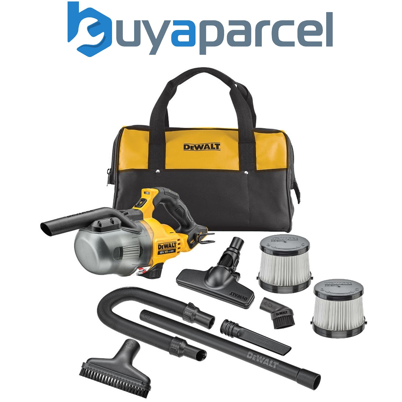 Dewalt DCV501LN 18v L-Class Stick Cyclone Vac Bare + Accessories + Bag + Filters