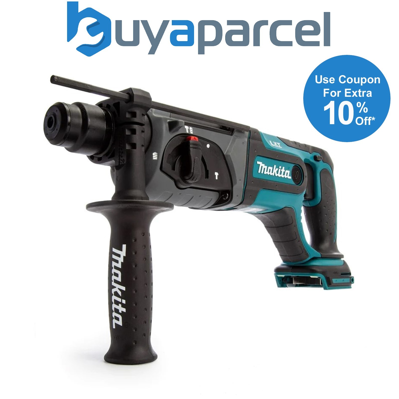 Makita DHR241Z 18V LXT SDS Lithium Ion 3 Mode SDS+ Rotary Hammer Drill Cordless