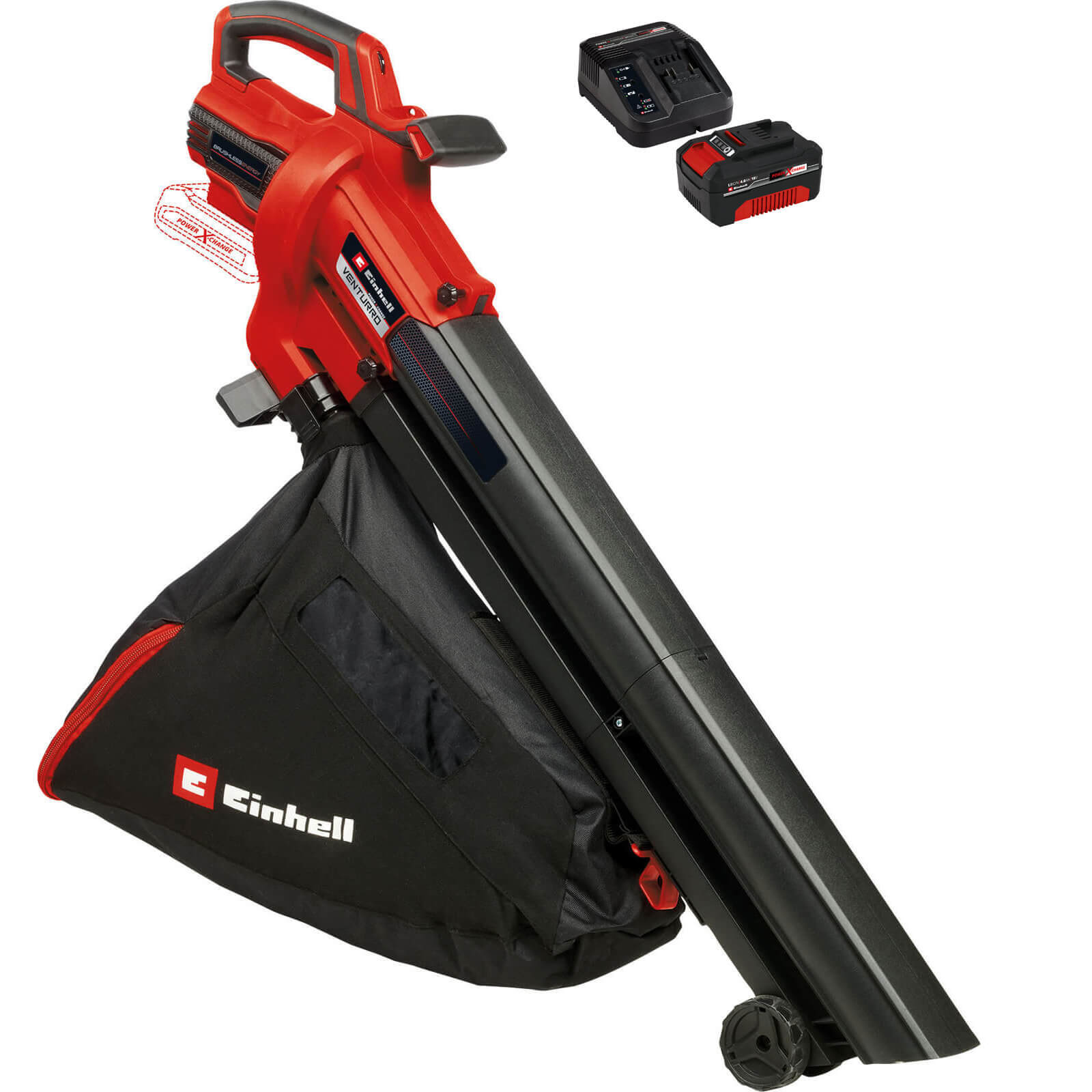 Einhell VENTURRO 18/210 18v Cordless Brushless Leaf Blower and Vacuum 1 x 4ah Li