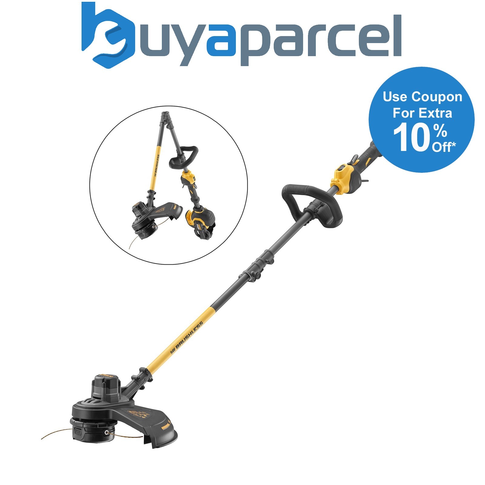 Dewalt DCM5713N 54v XR Flexvolt Cordless Grass Timmer Cutter Split Shaft - Bare