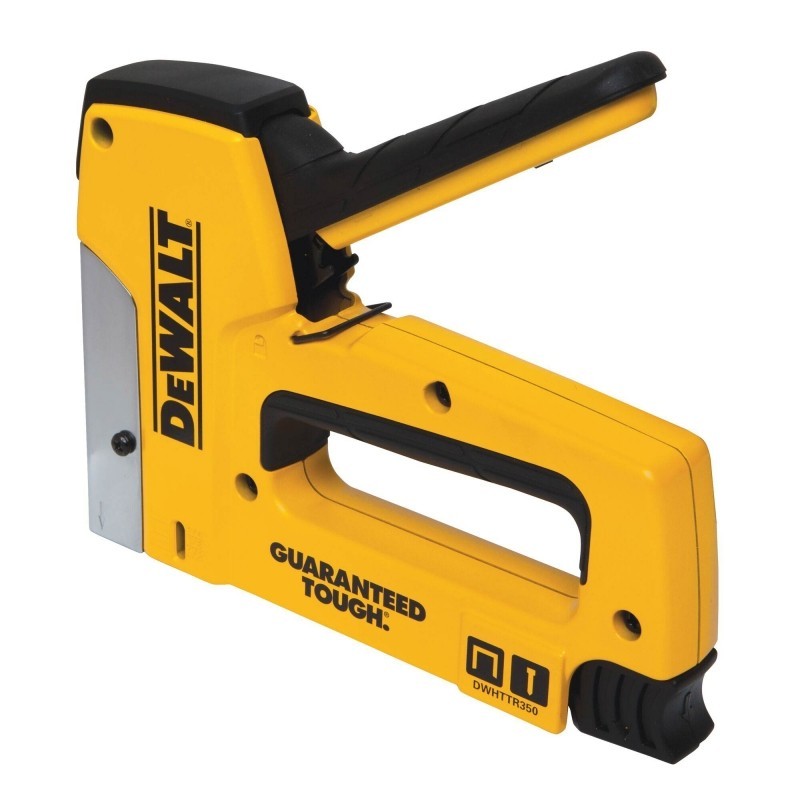 Dewalt Hand Tools Heavy Duty Anti-Jam Staple & Brad Tacker Gun, DWHTTR350-0