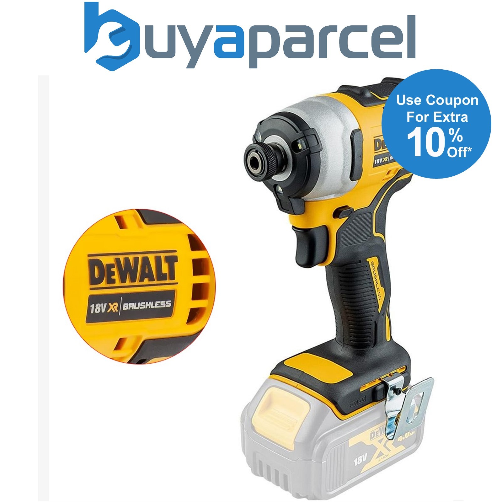 Dewalt DCF809N 18v XR Brushless Impact Driver - Bare Tool RP DCF787N DCF887N