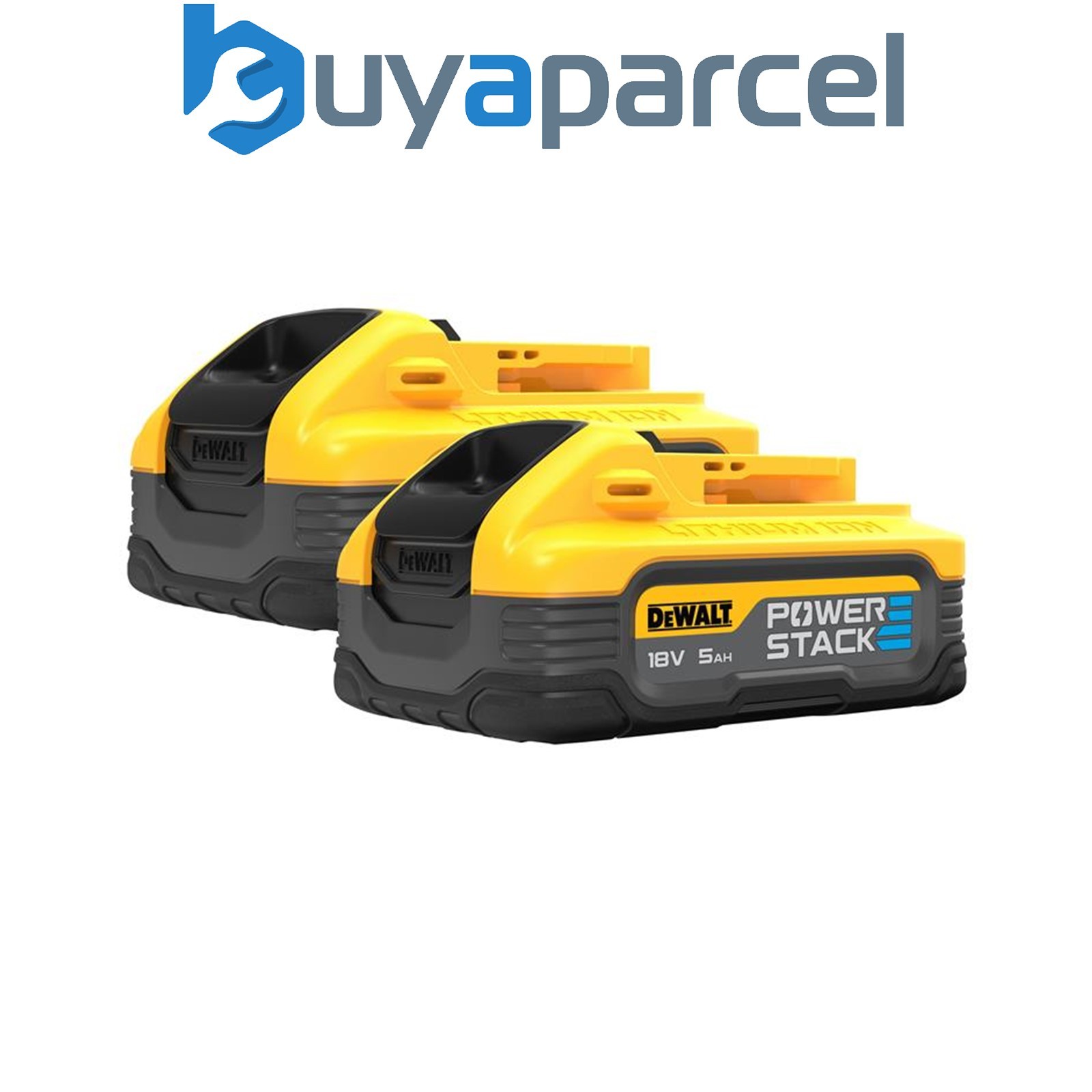Dewalt DCBP518H2-XJ POWERSTACK Slide Battery Twin Pack 18V 5.0Ah Li-ion