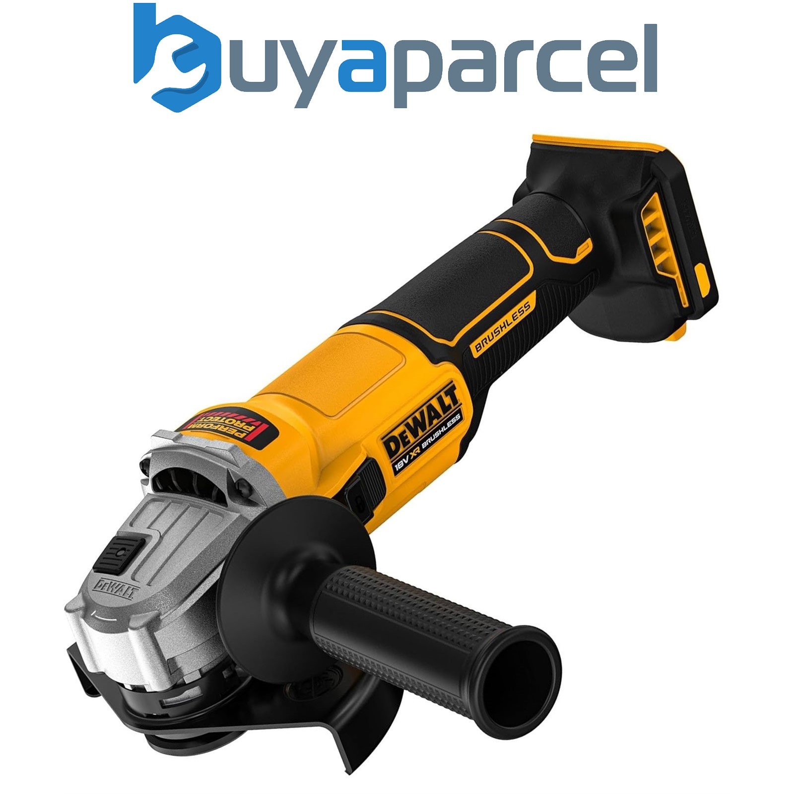 Dewalt DCG407N18v XR Cordless 125mm Angle Grinder Slide Switch - Bare DCG407N-XJ