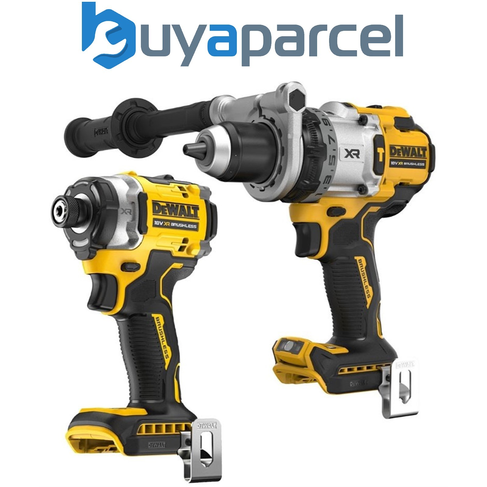 Dewalt 18V XR Brushless Premium Twin Kit DCD1007 Combi + DCF860 Impact Driver