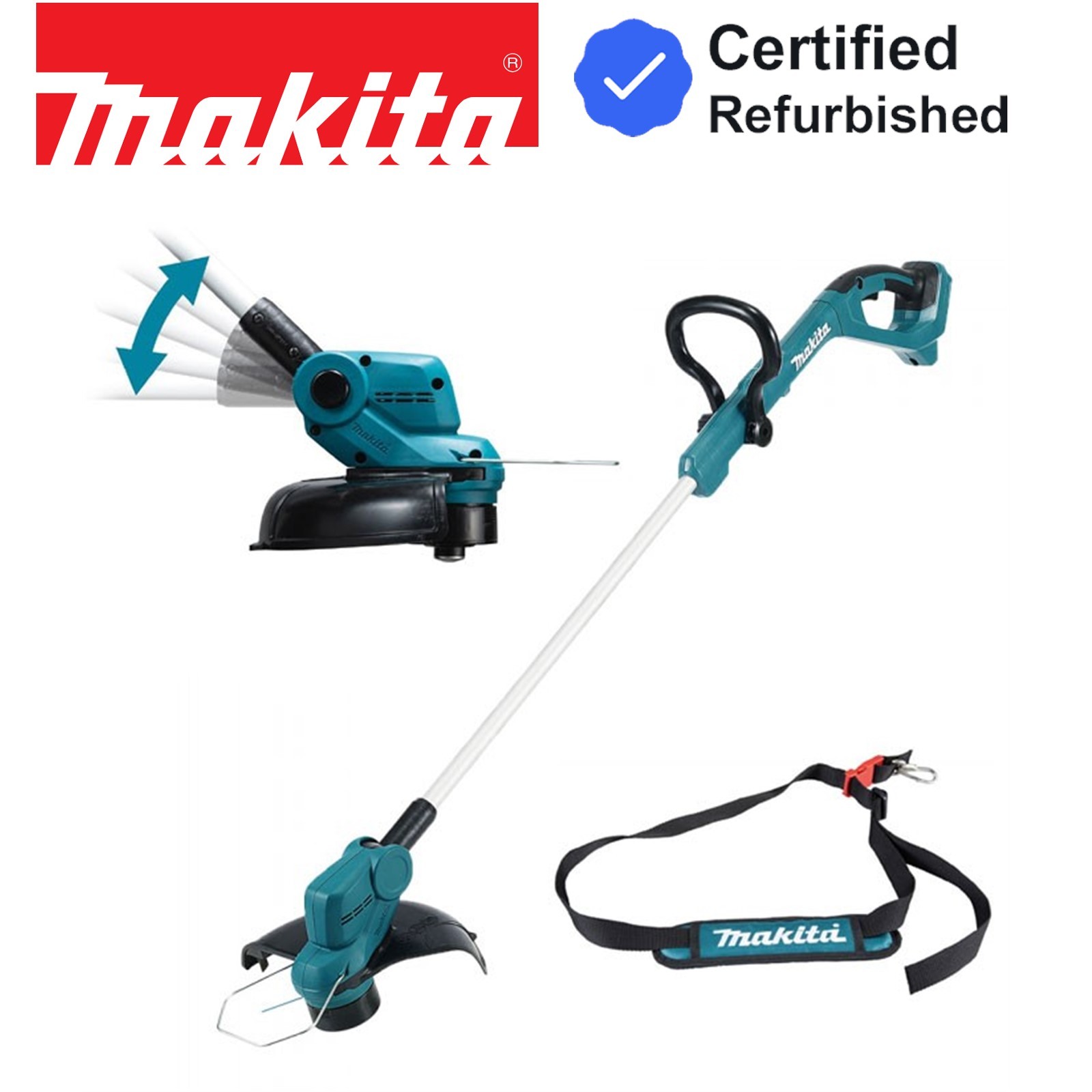 Makita DUR193Z LXT 18v Lithium Ion Cordless Grass Line Trimmer Garden Strimmer