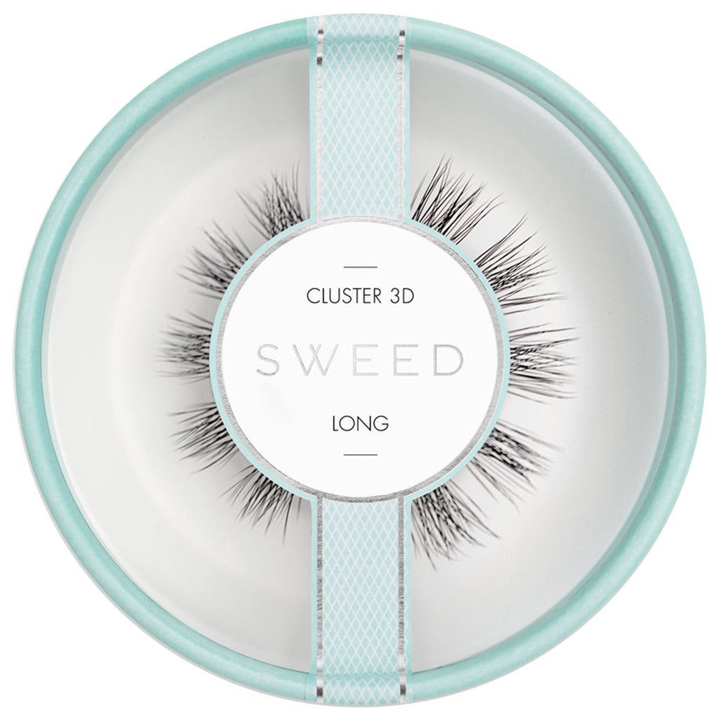 SWEED Lashes - Cluster 3D Long - Black False Eyelashes Layered Faux Clusters
