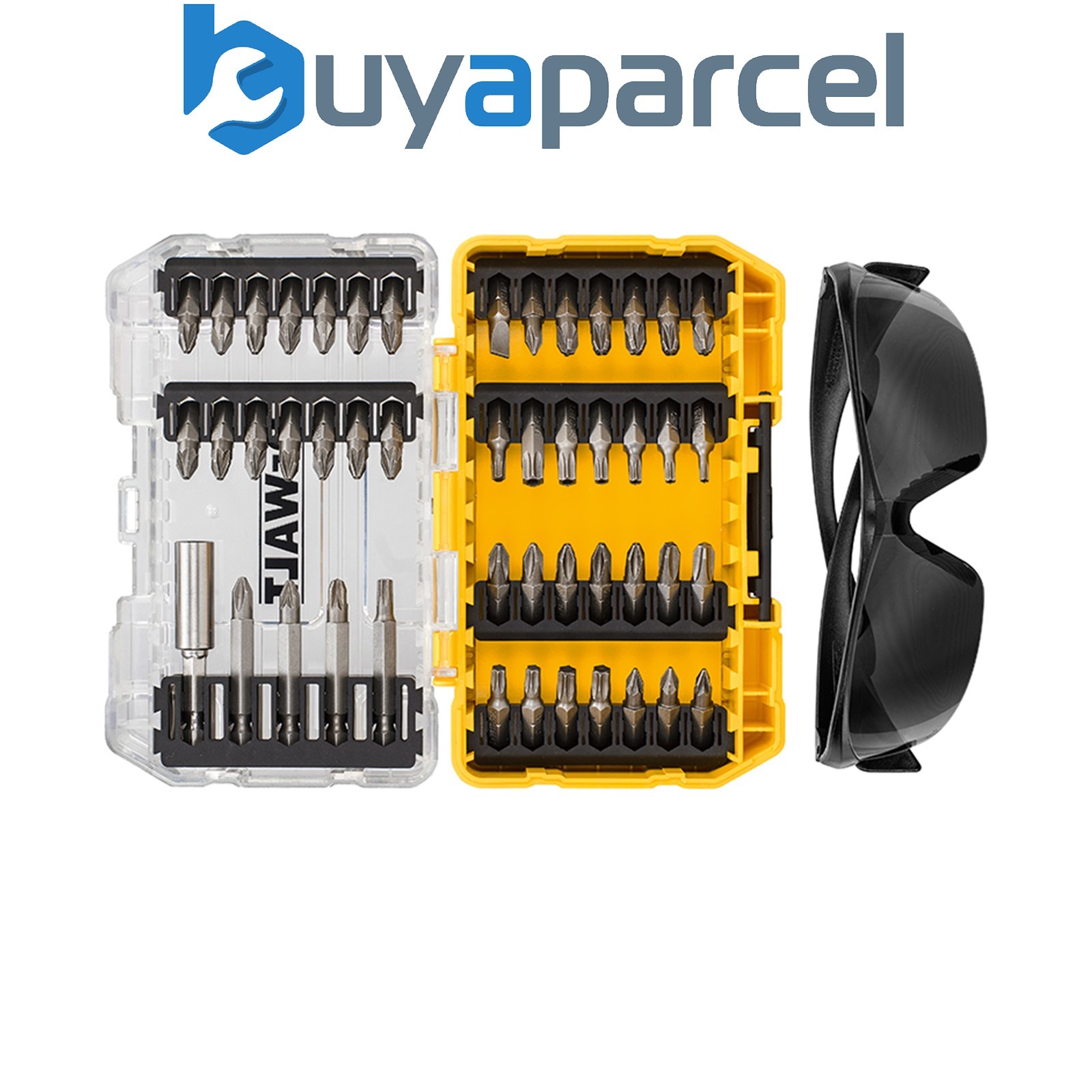 Dewalt DT70703-QZ Screwdriving Set 47 Piece + Safety Glasses DEWDT70703QZ