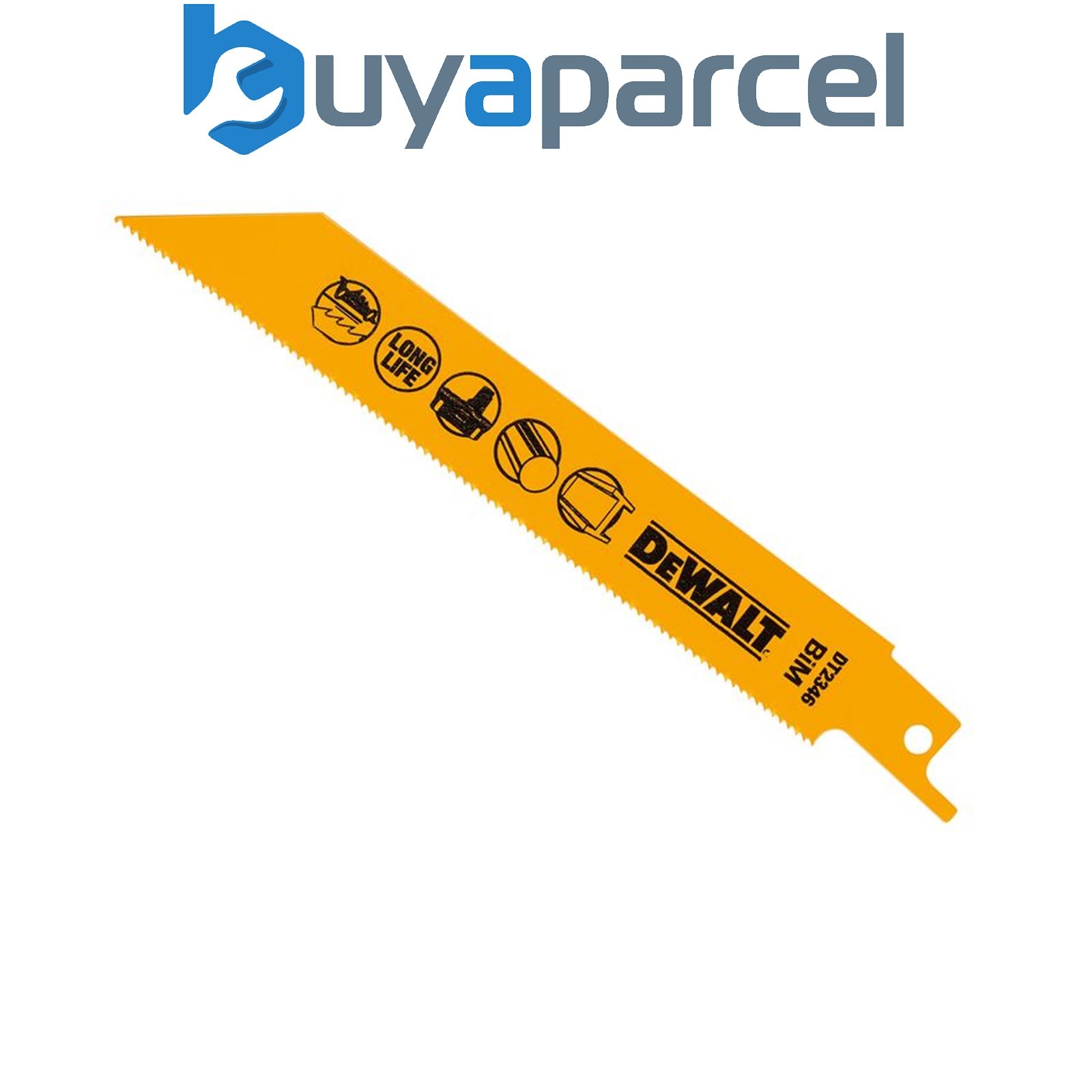 5 x Dewalt DT2346-QZ Bi-Metal Reciprocating Blade for Metal Cordless 152mm x 18
