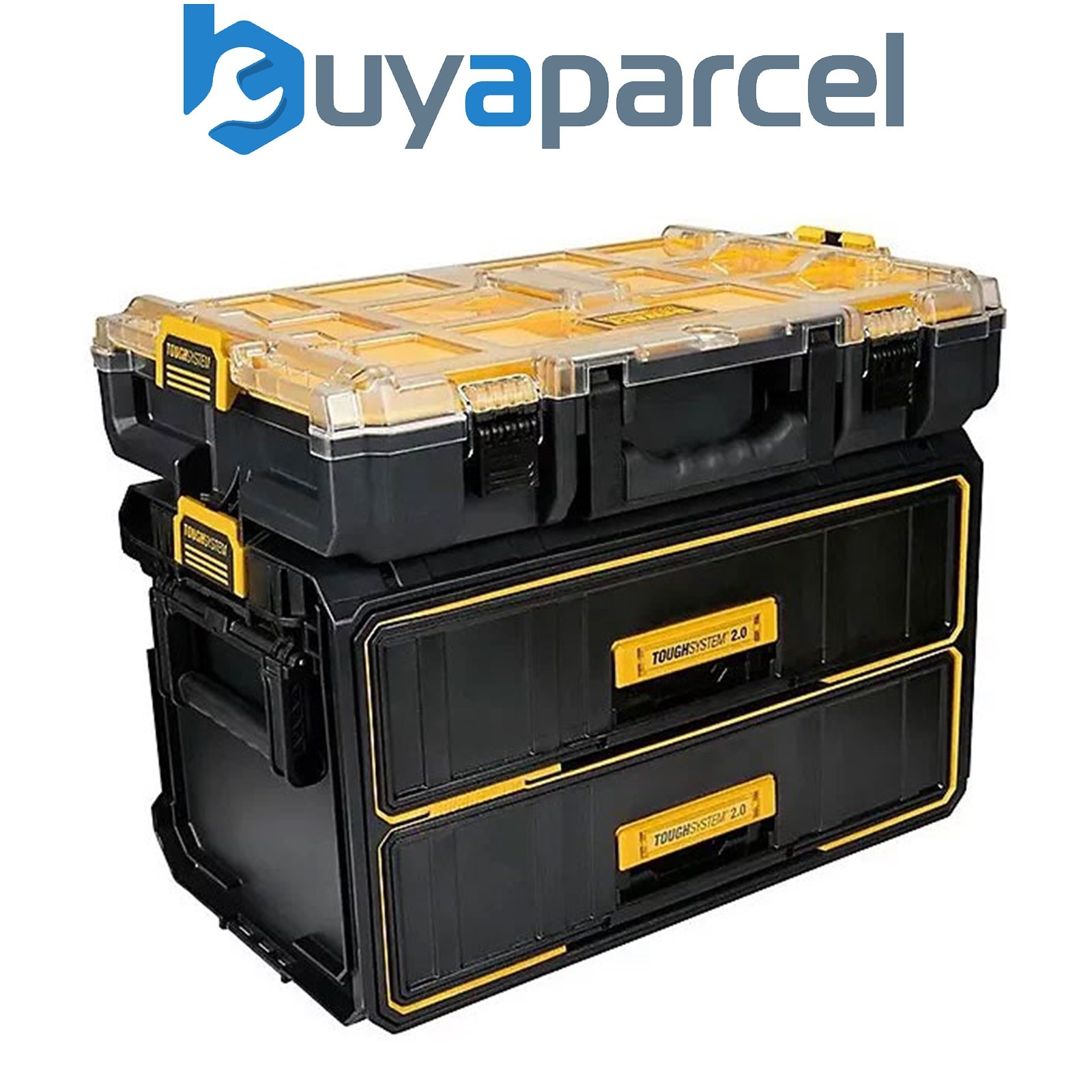Dewalt DWST83529-1 Toughsystem 2 Tool Box 2 X Drawer Toolbox + DS100 Organiser