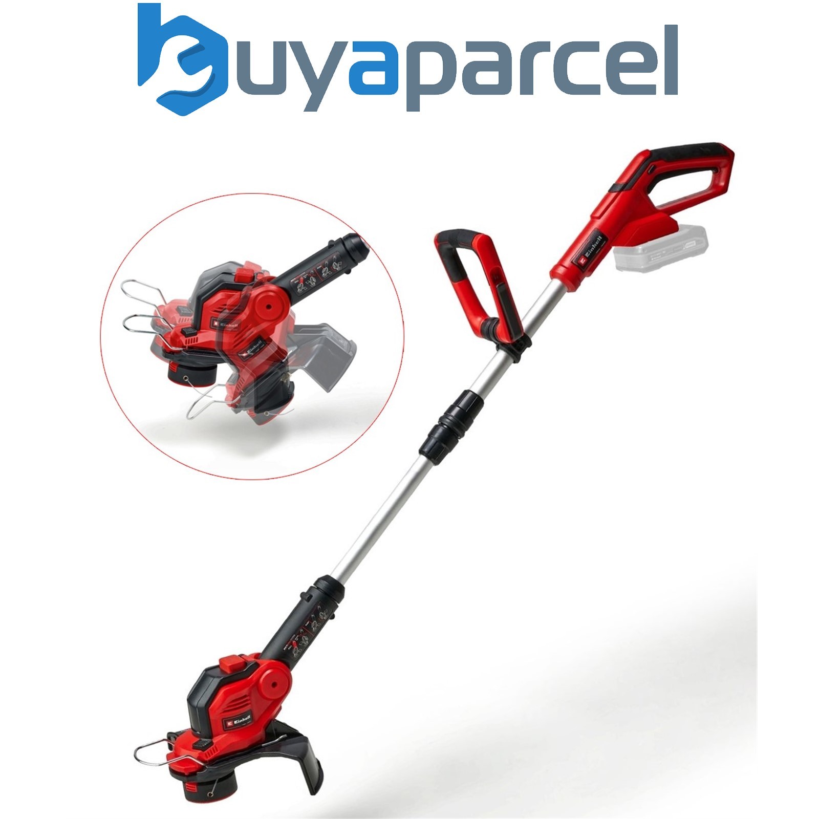 Einhell 18v PXC Cordless Lawn Strimmer 28cm Grass Trimmer GE-CT 18/28 Li-Solo