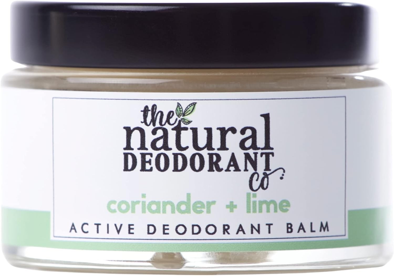 The Natural Deodorant Co, Active Deodorant Balm Coriander & Lime 55g, Aluminium