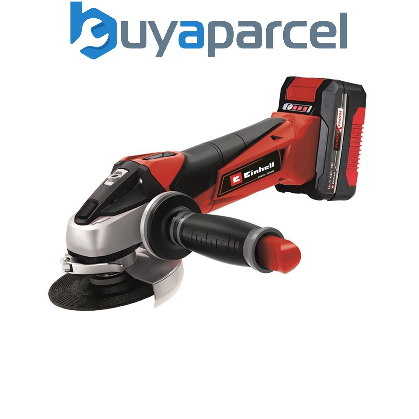 Einhell 4431134 TE-AG 18/115 Li Power X-Change Angle Grinder 18V 1x 4.0Ah Li-ion