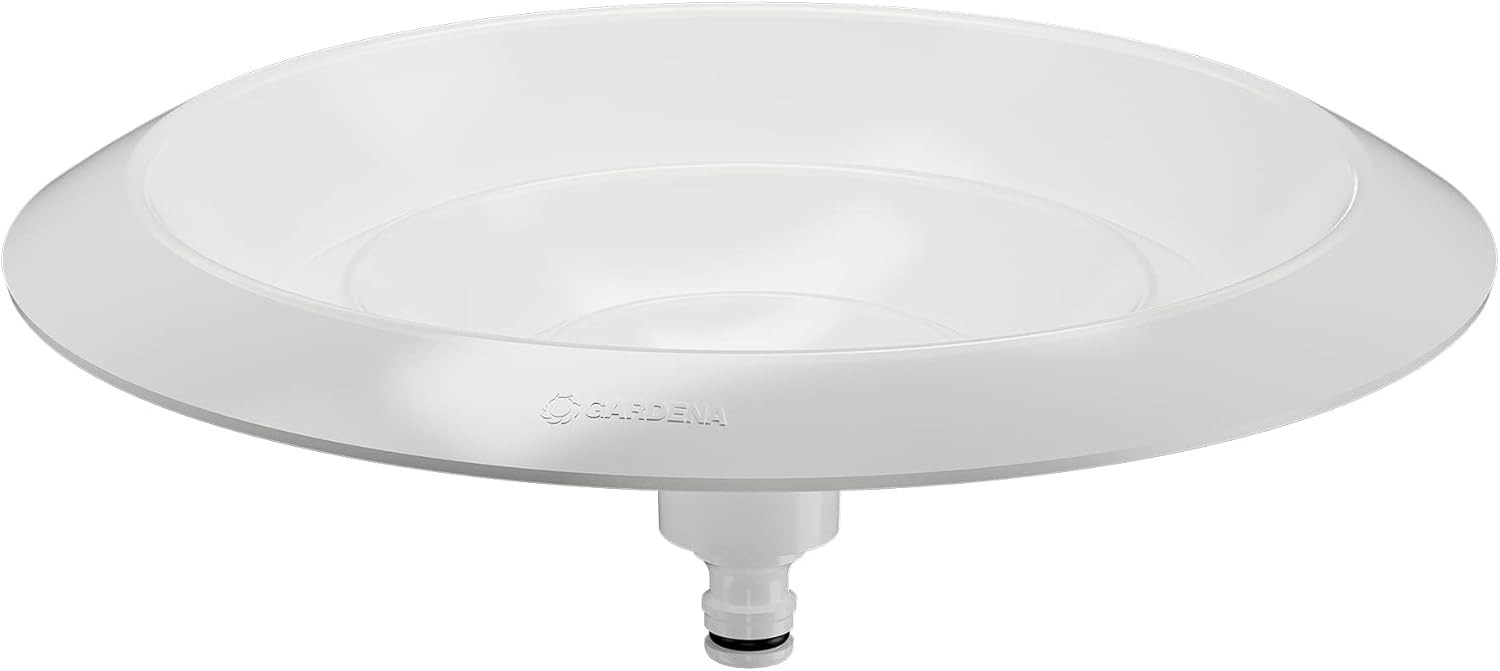 Gardena ClickUp! bird bath: Modern bird bath with 25 cm diameter, can be combin