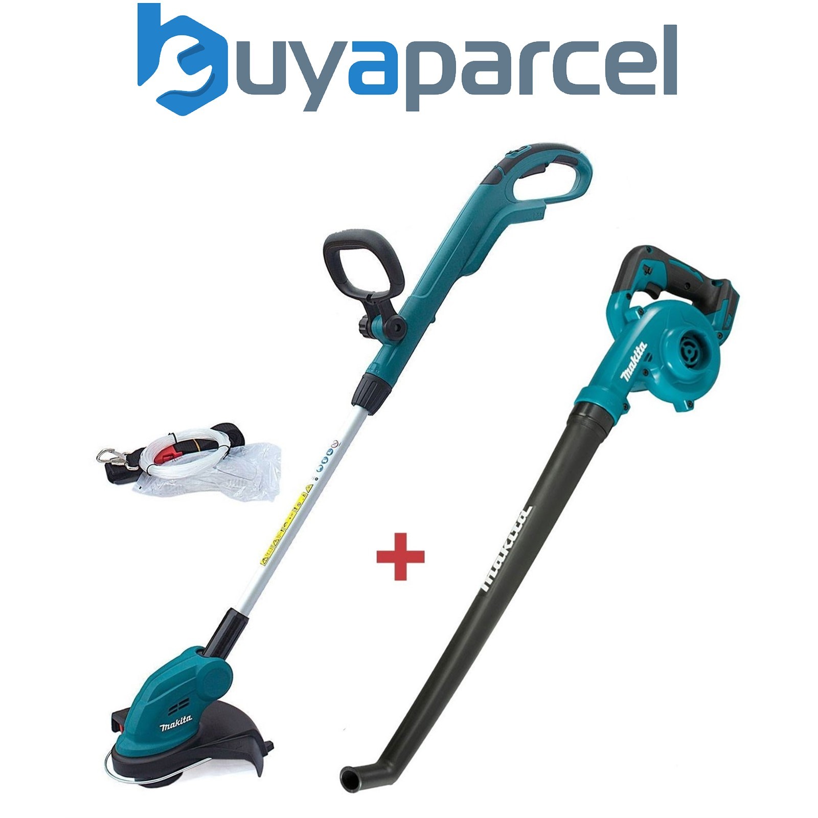 Makita DUR181Z LXT 18v LXT Cordless Grass Line Trimmer Strimmer + DUB186Z Blower