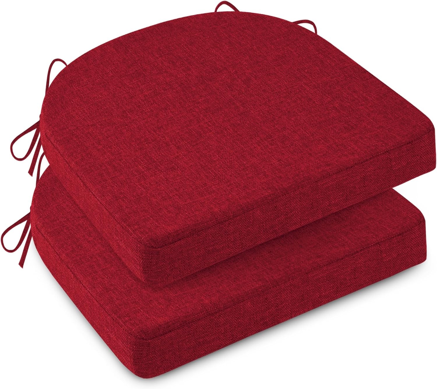 Non-Slip kitchen Chair Cushions 45 x 45 x 5 cm Comfy Chair Pads with Ties High-