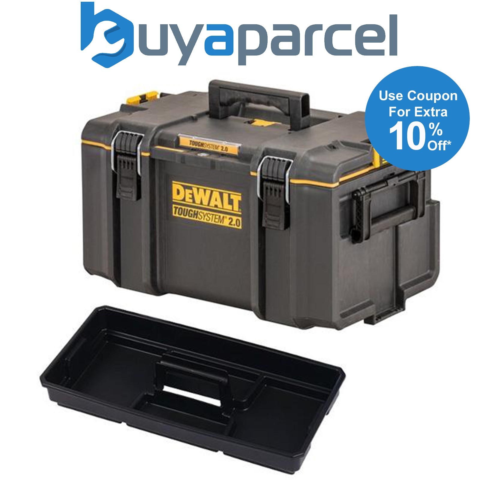 Dewalt Tough System 2.0 DWST83294-1 DS300 Stackable Organiser Toolbox Case