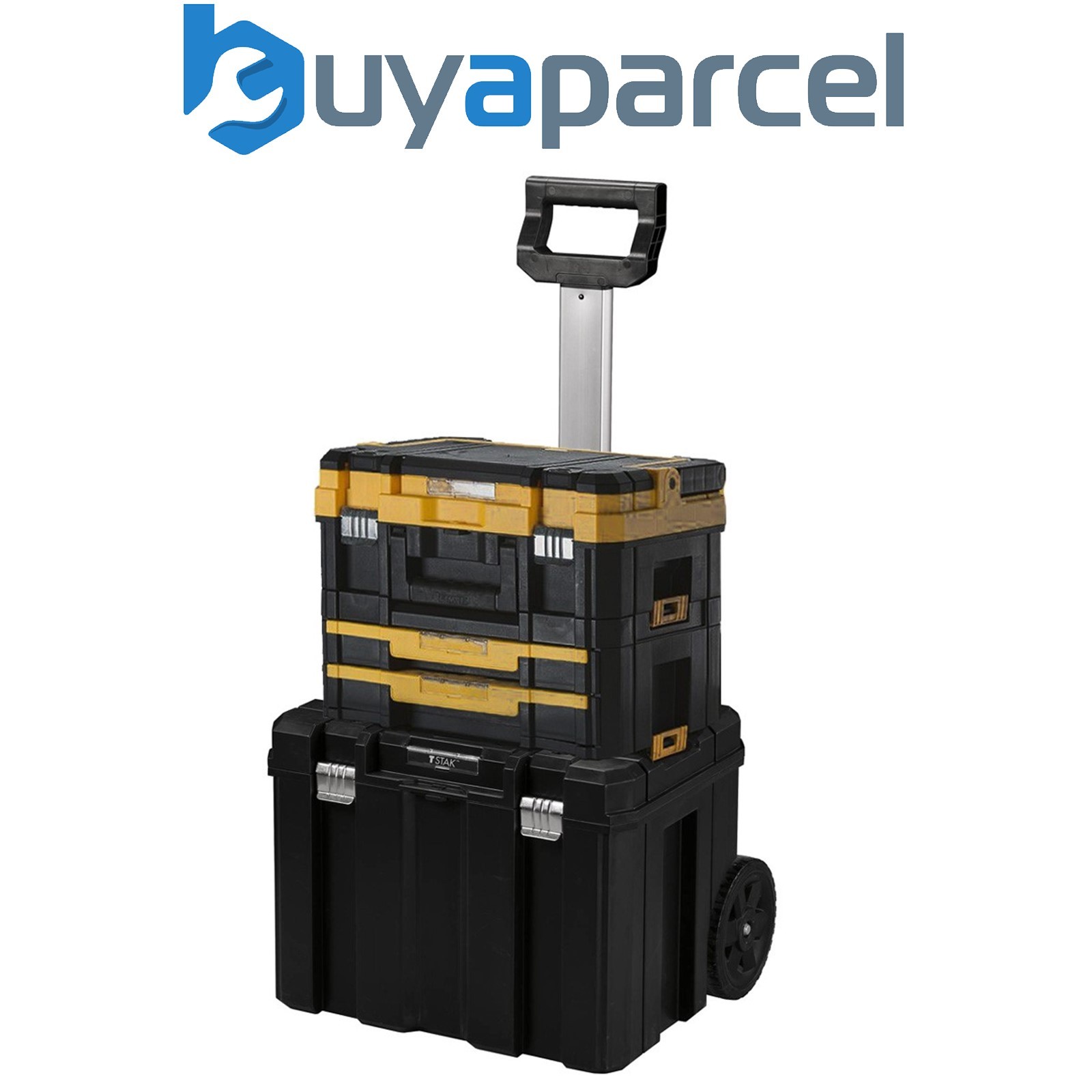 Dewalt DWST1-75799 TStak Tower Rolling Mobile Tool Storage Boxes - 2 Tstak Cases