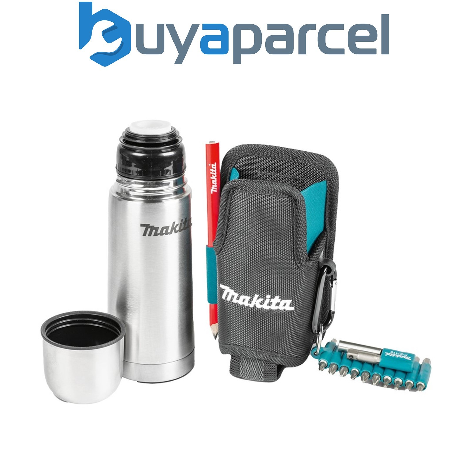 Makita E-15562 Thermal Thermos Flask Cup & Holder Holster Strap System