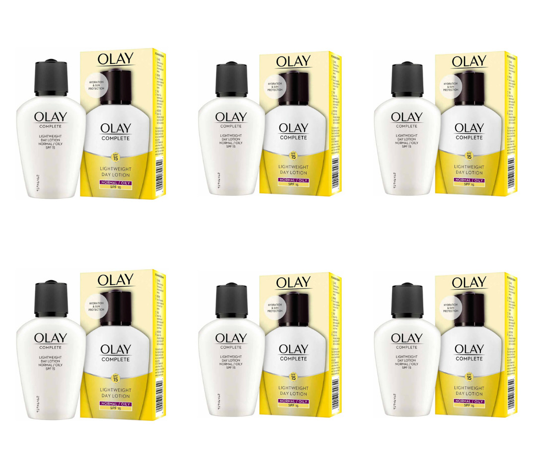 Olay Day Fluid Complete Lightweight SPF15 Normal / Oily 100ML x 6