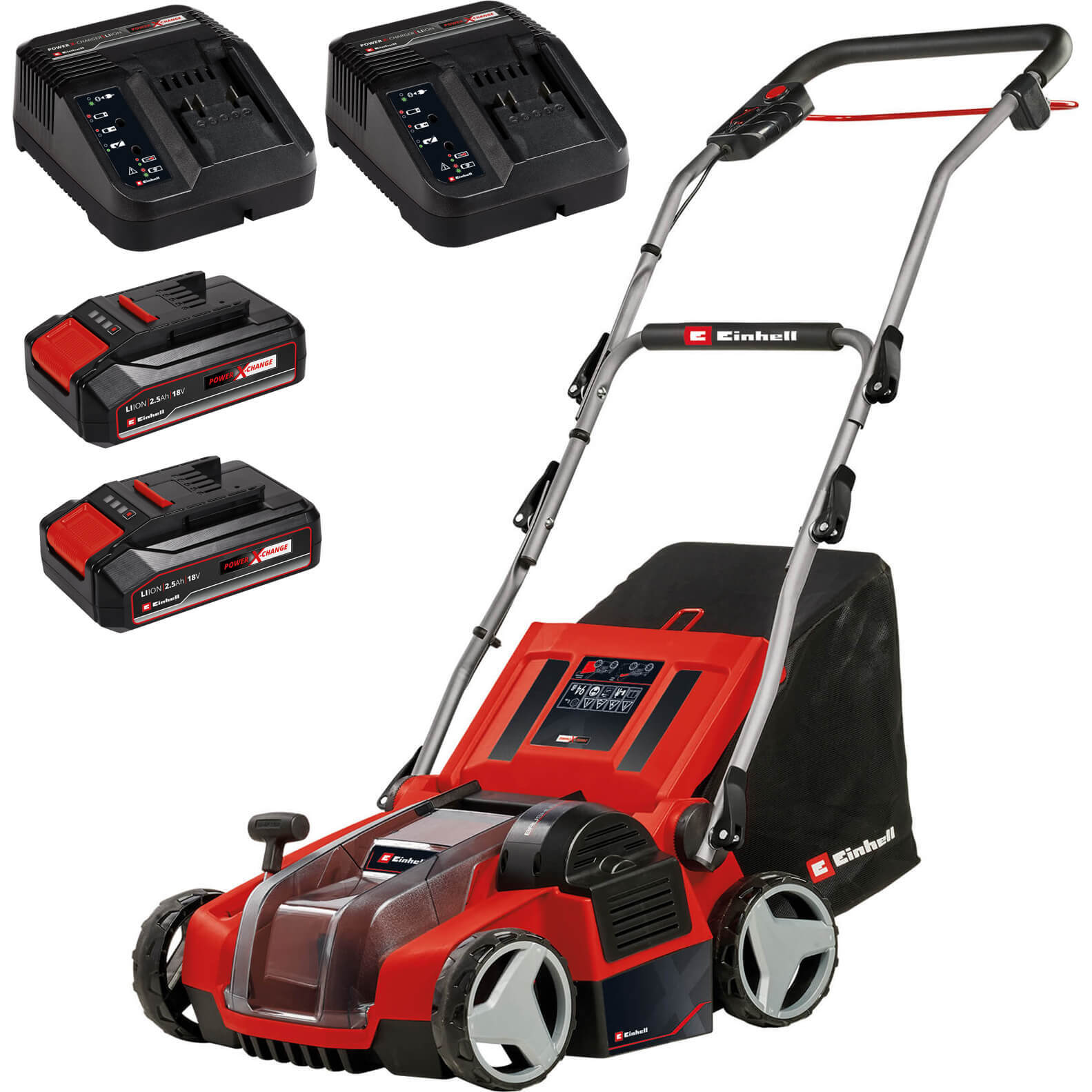 Einhell GE-SA 36/35 Li 36v Cordless Scarifier 350mm 2 x 2.5ah Li-ion