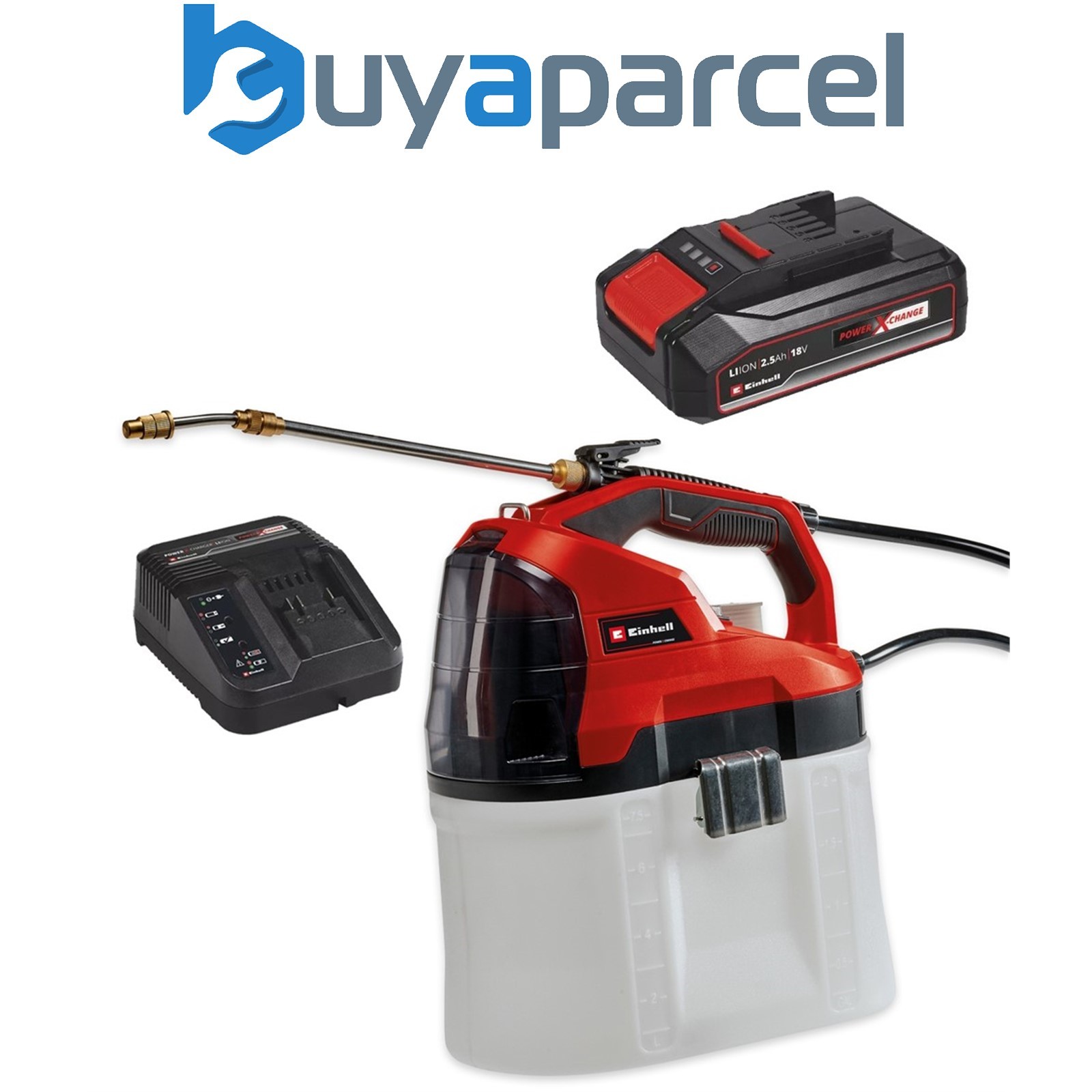 Einhell 18v Cordless Pressure Sprayer Handheld Power X-Change + 2.5AH Battery