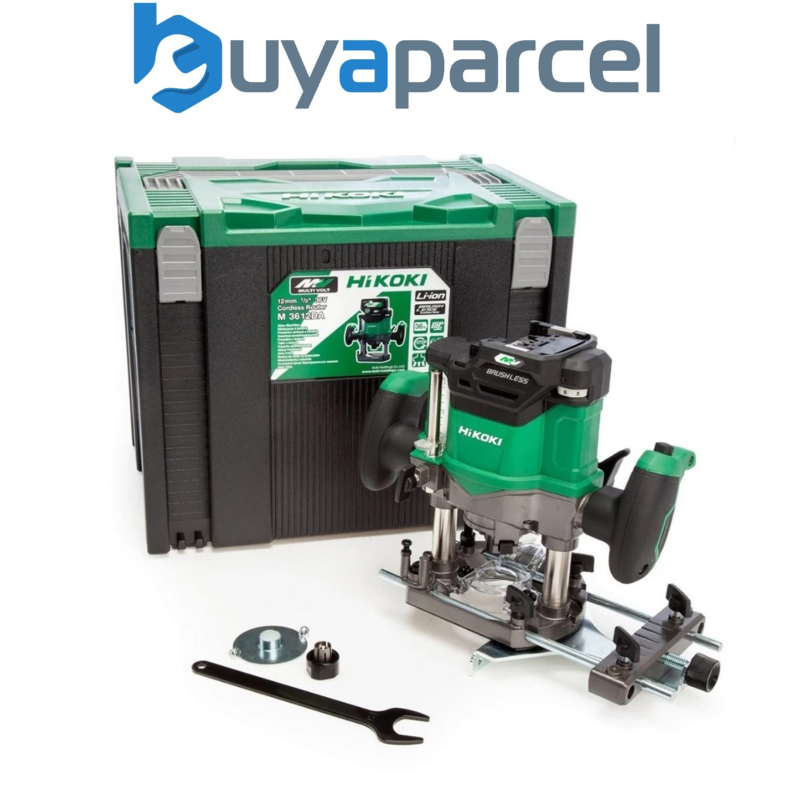 HiKOKI M3612DAJ2Z Brushless 1/2" Plunge Router 50mm 36V 18V Multi-Volt BARE UNIT