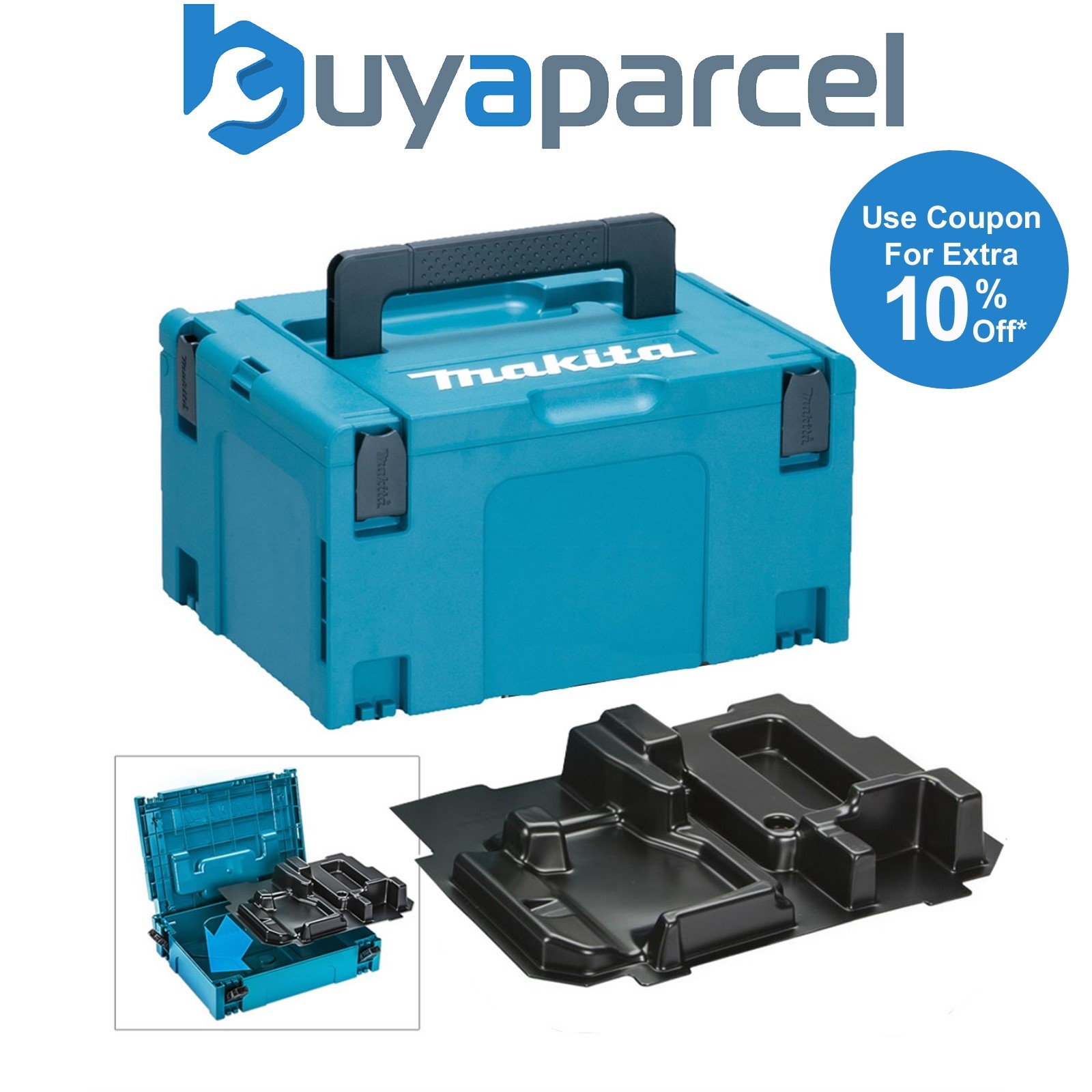 Makita 18v Cordless Circular Saw Makpac Tool Case and Inlay for DHS680