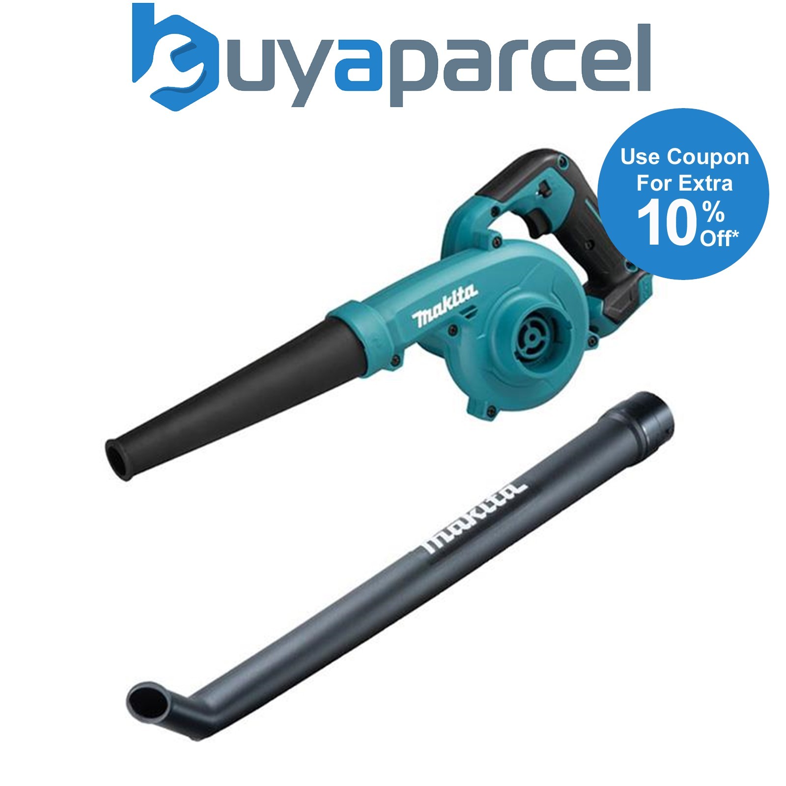 Makita UB100DZ 12v CXT Cordless Garden Leaf Blower + Long Fish Nozzle