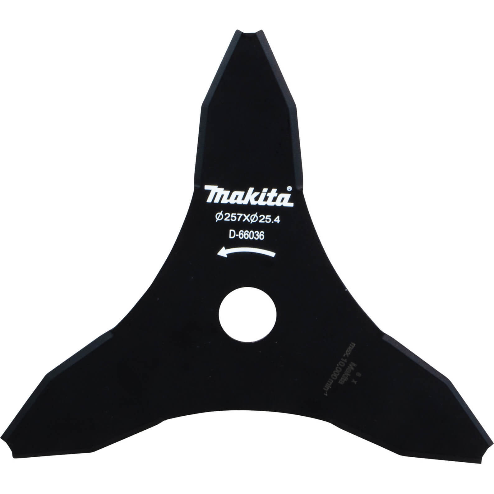 Makita Genuine D-66036 Brush Cutter Tri Blade 257mm for Makita Brush Cutter