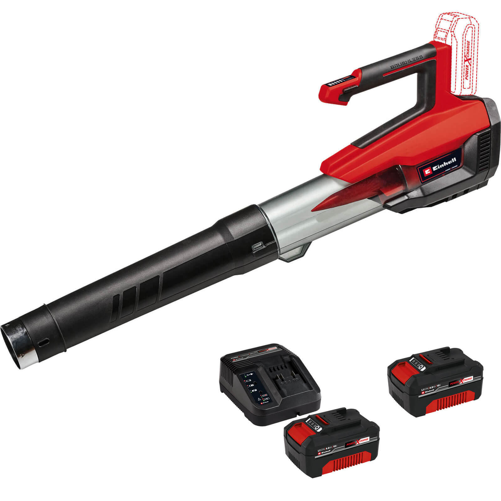 Einhell Professional GE-LB 18/200 Li E 18v Cordless Brushless Axial Leaf Blower