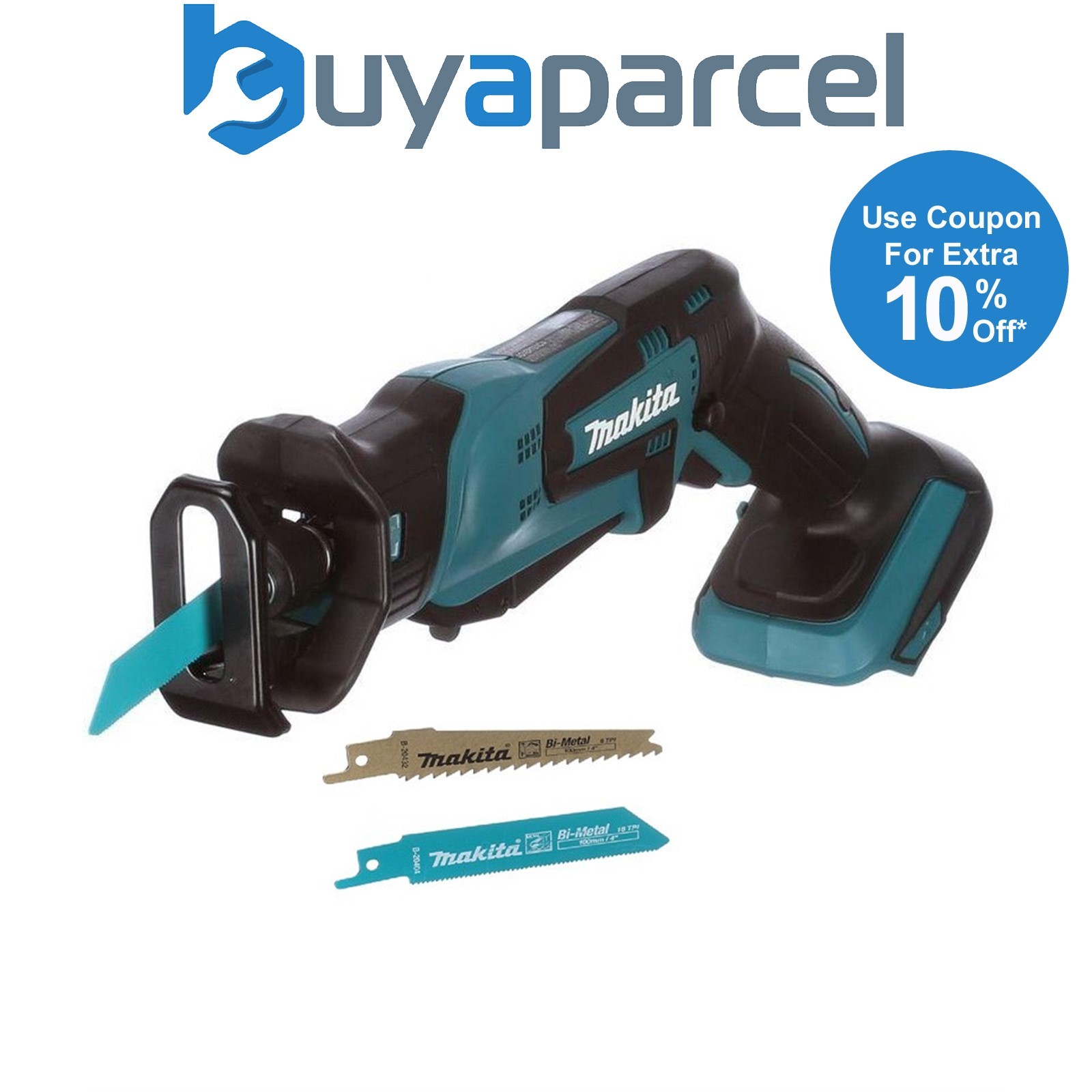 Makita DJR183Z 18v Cordless Reciprocating Pruning Saw Tool-less Blade Clamp Bare