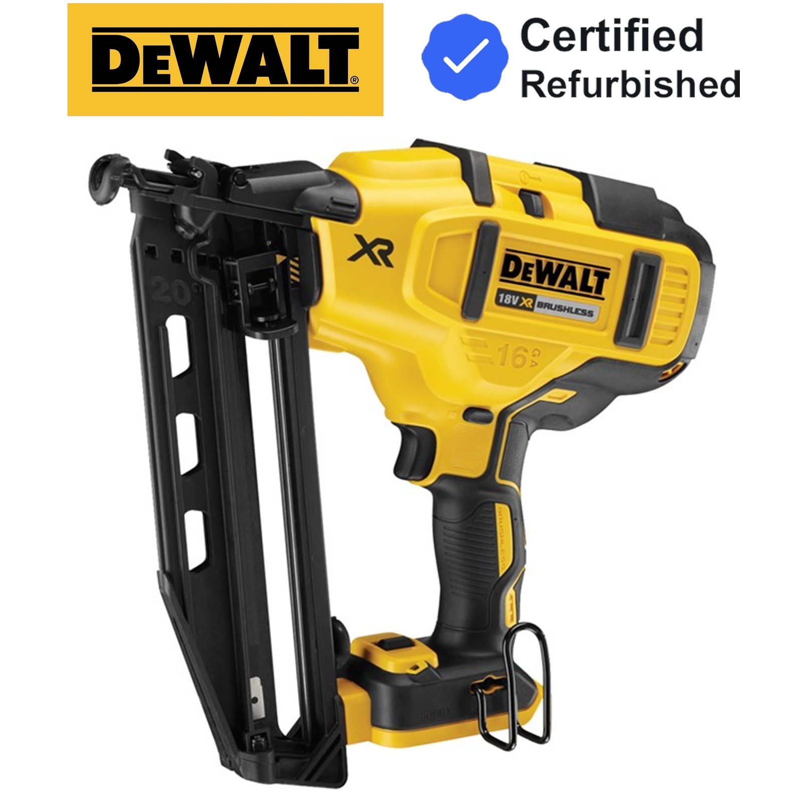 Dewalt DCN660N 18v XR Cordless Brushless Second Fix Framing Nailer - Bare Unit