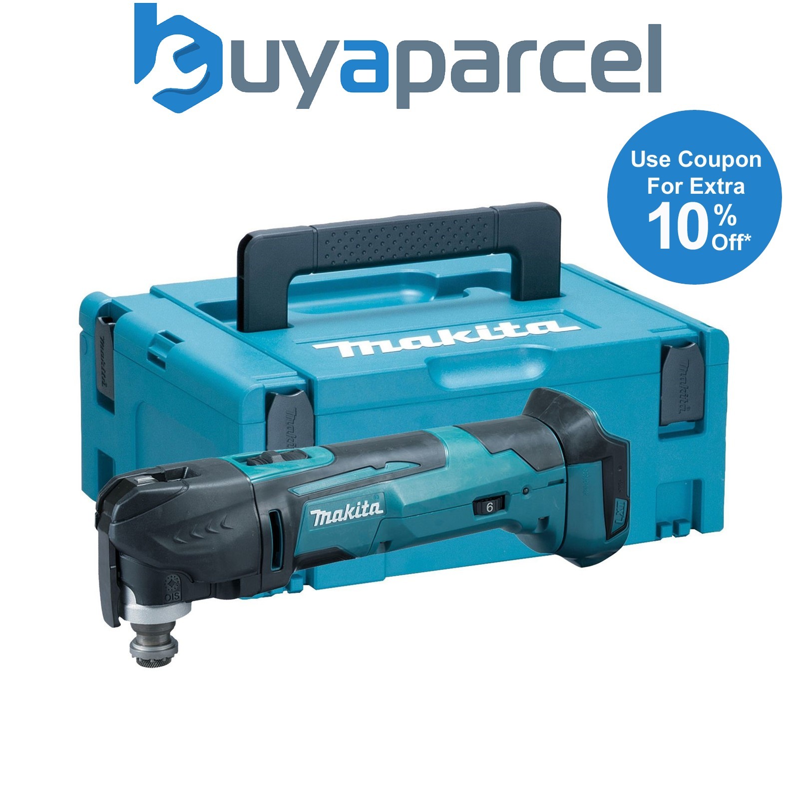 Makita DTM51Z 18v Lithium Multi Tool Keyless Blade Change + Makpac Case DTM51ZJ