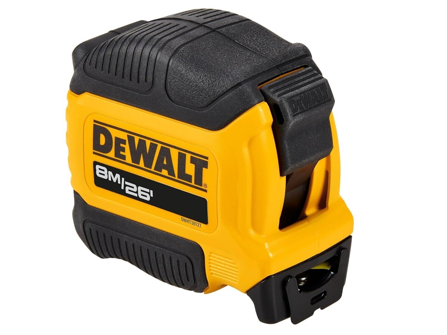 DeWalt 8m/26ft Compact Series Metric & Imperial Hand Tape Measure, DHT538127