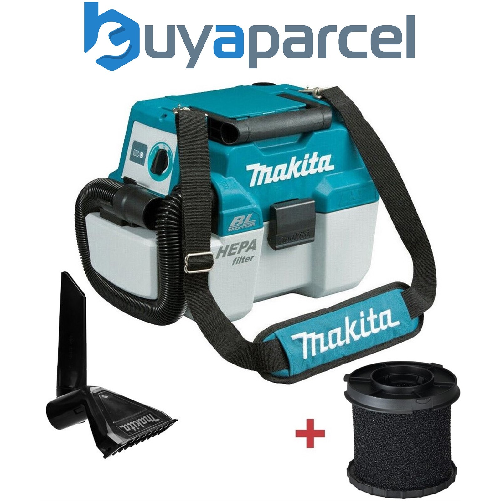 Makita DVC750LZX1 18V Brushless Wet & Dry Vacuum Cleaner LXT L-Class + Filter