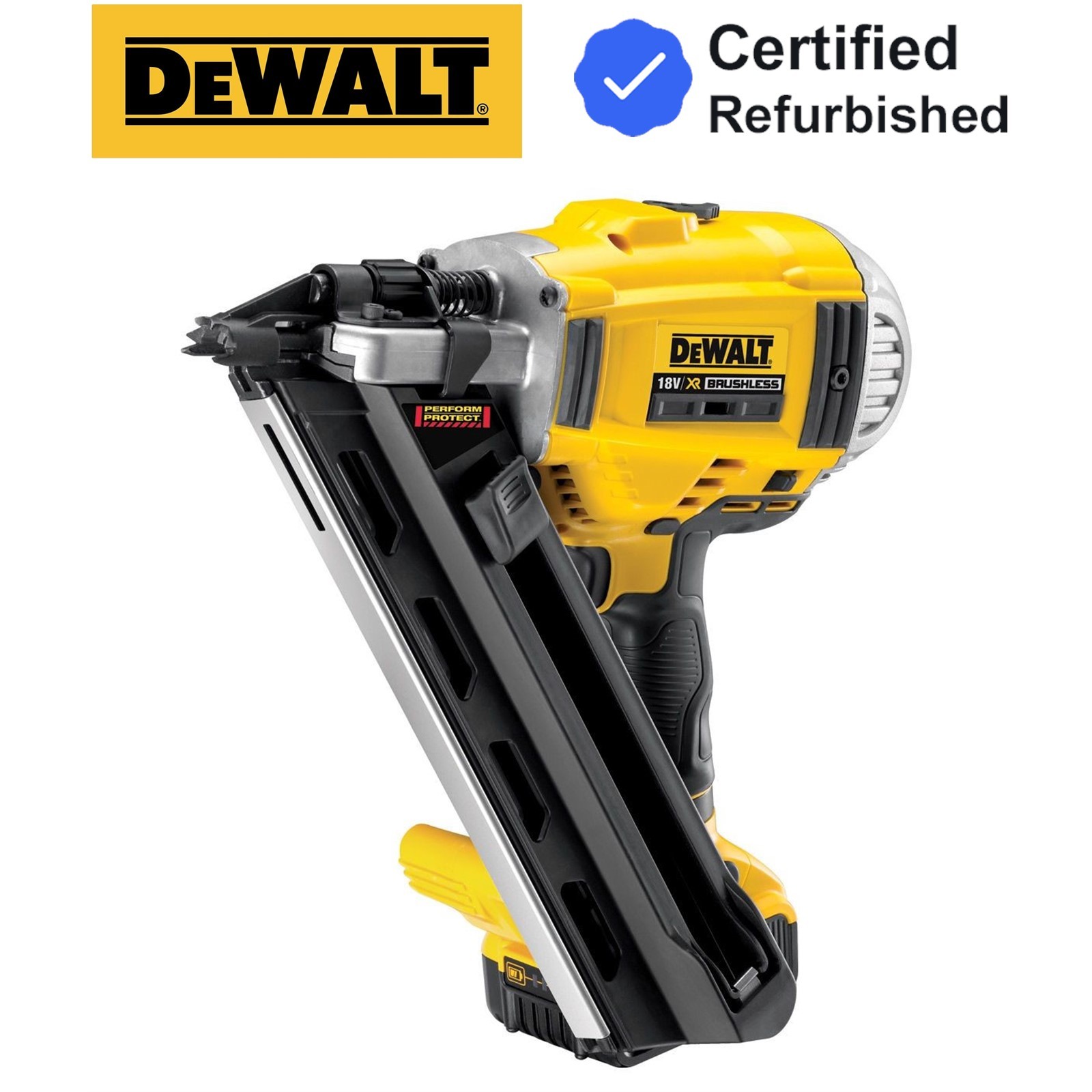 DeWalt XR DCN692N Cordless 18v Brushless 90mm Gasless Framing Nailer - Bare