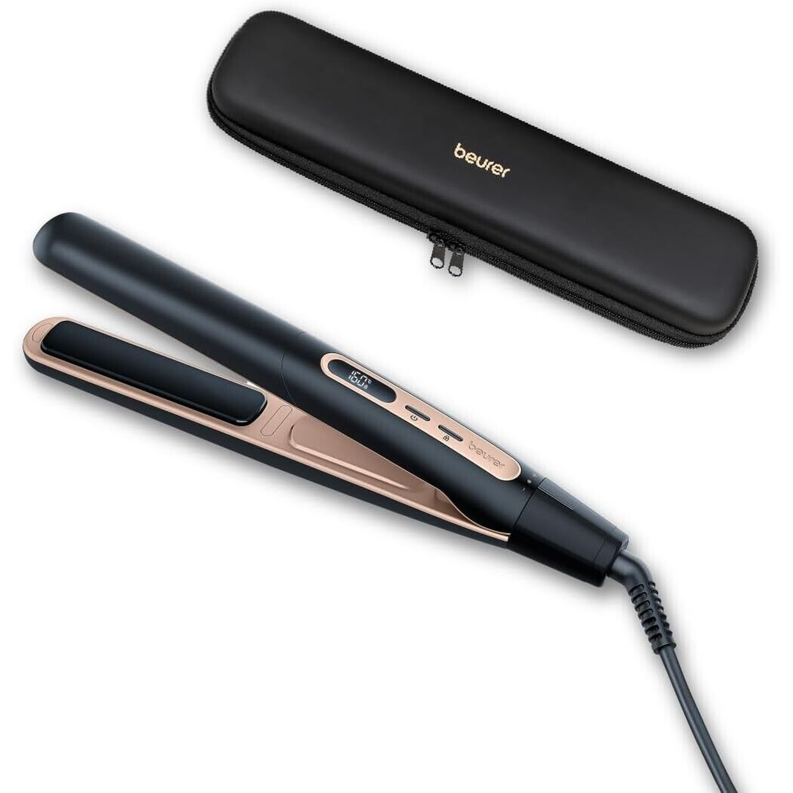 Beurer Hair Straighteners Ceramic for Women Short All Types Curler Iron Add Wave