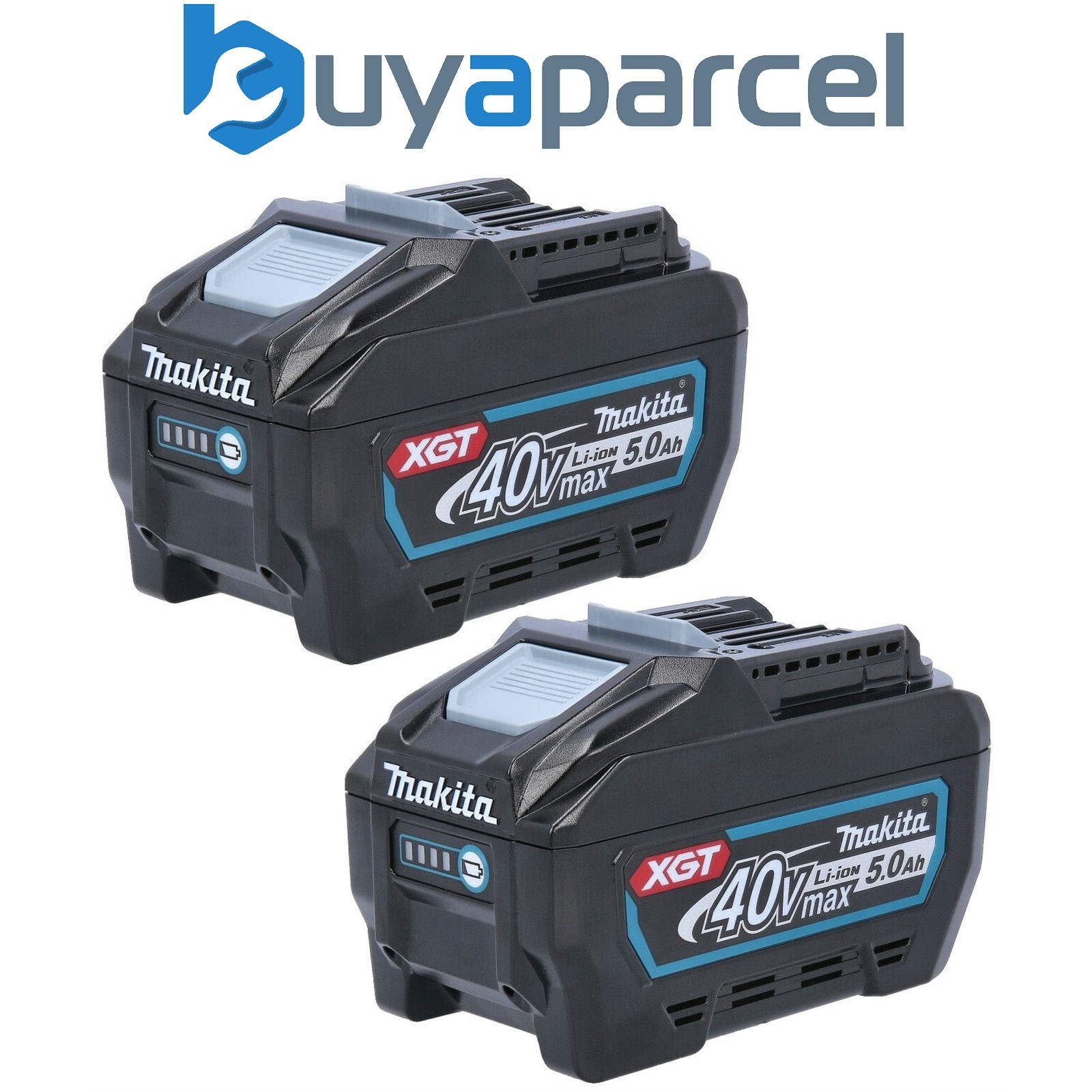 Makita BL4050F 191L47-8 40V Max Lithium Ion Li-ion 5.0Ah XGT Battery BL4050 x 2